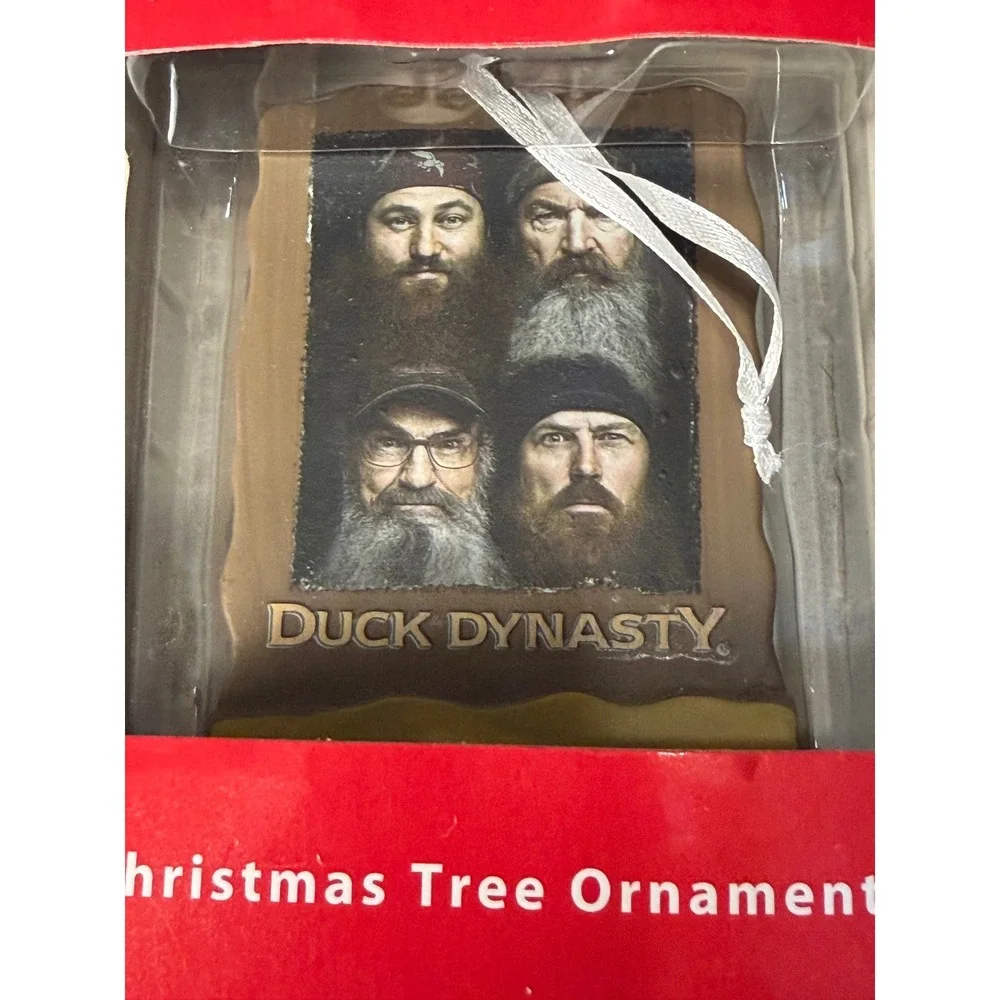 Hallmark Duck Dynasty Christmas Tree Ornament Faith Family Facial Hair NIB